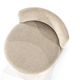 Marque kollur með baki taupe