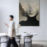 Head in the sky veggmynd 110x145cm