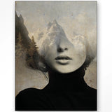 Head in the sky veggmynd 110x145cm