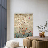 Oriental day veggmynd 110x145cm