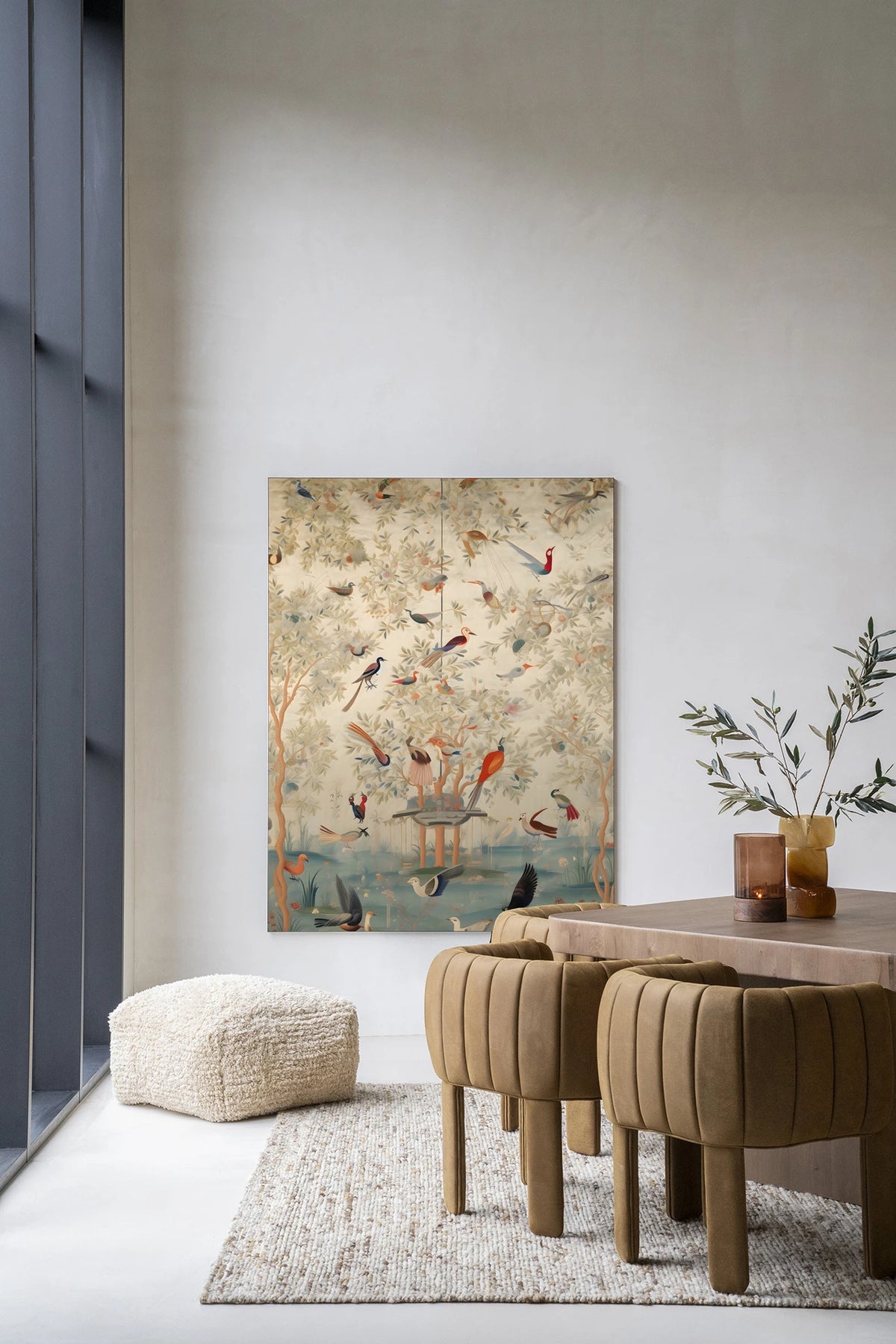 Oriental day veggmynd 110x145cm