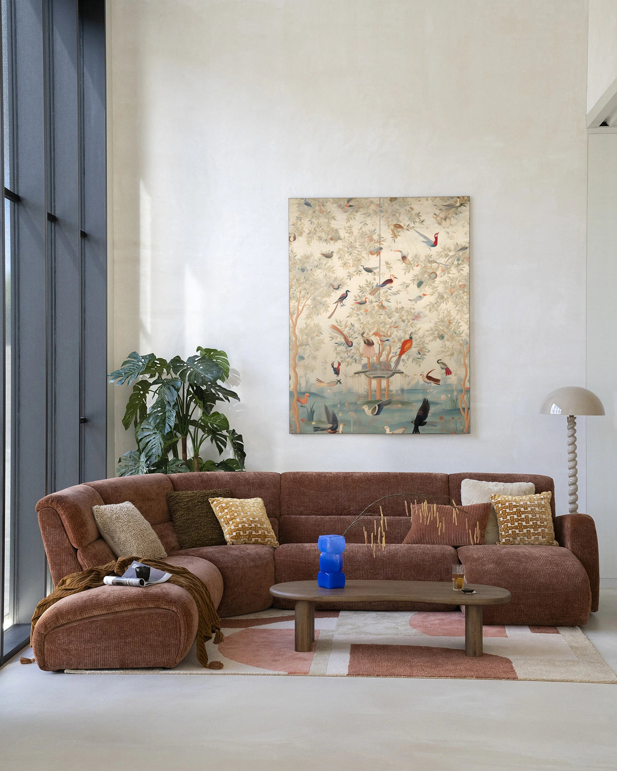 Oriental day veggmynd 110x145cm