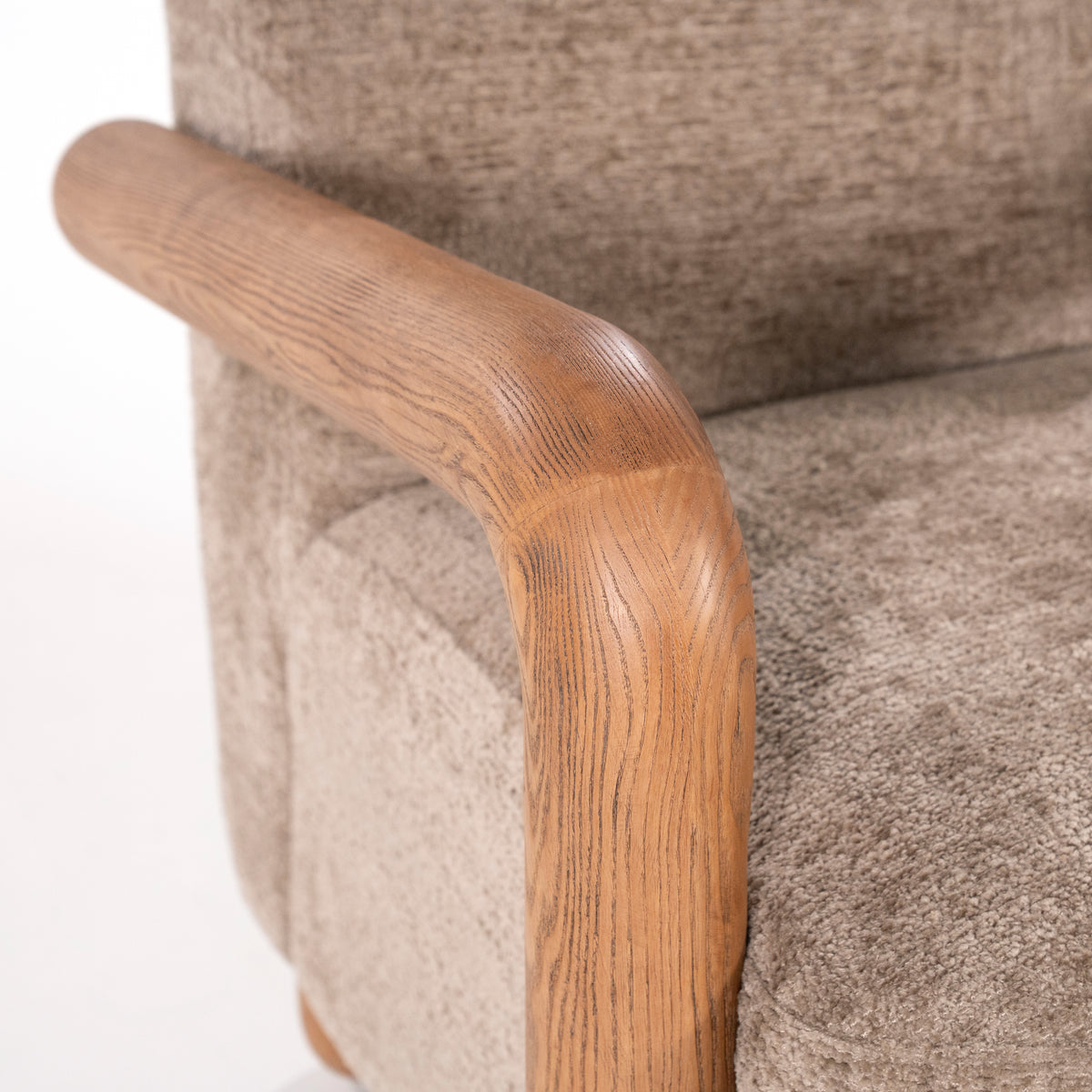 Retrova hægindastóll taupe