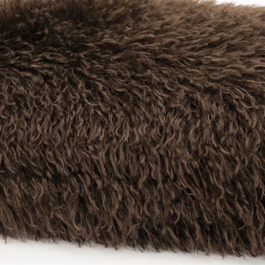 Doodly púði 40x60 dark brown