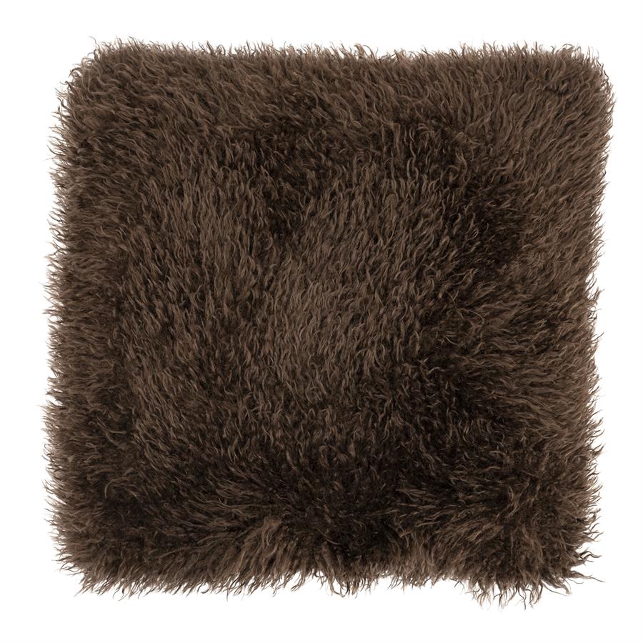 Doodly púði 50x50 dark brown