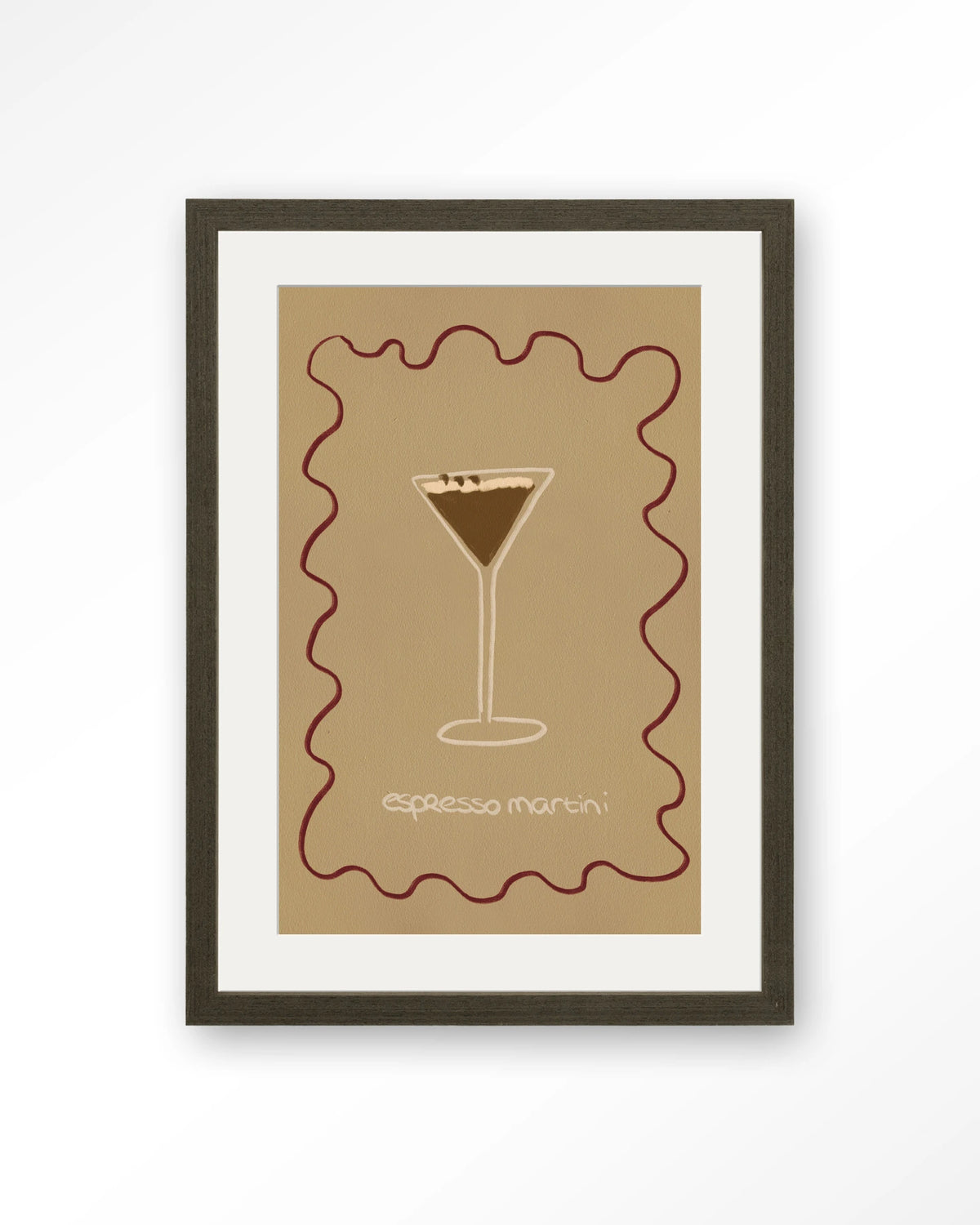 Esma veggmynd 30x40 darkbrown