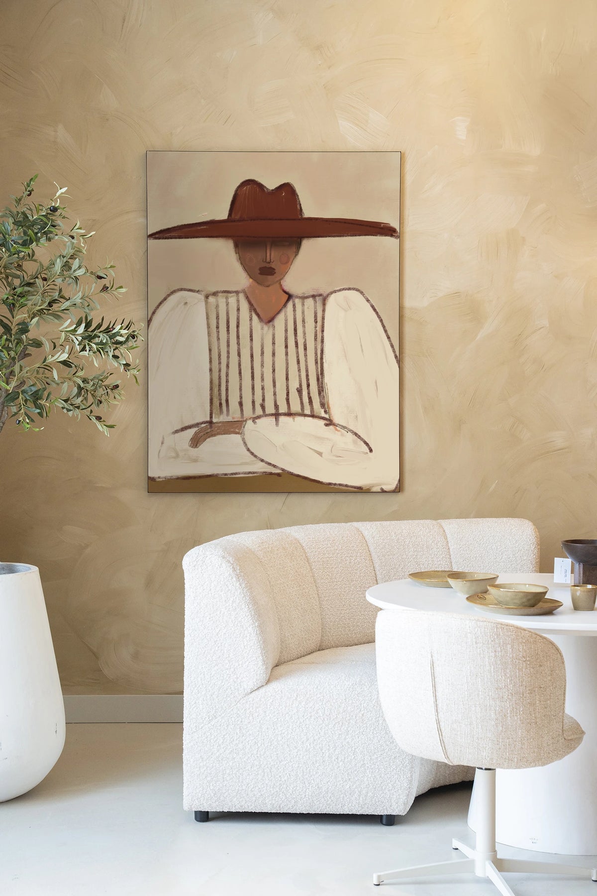 Sunhat veggmynd 80x110