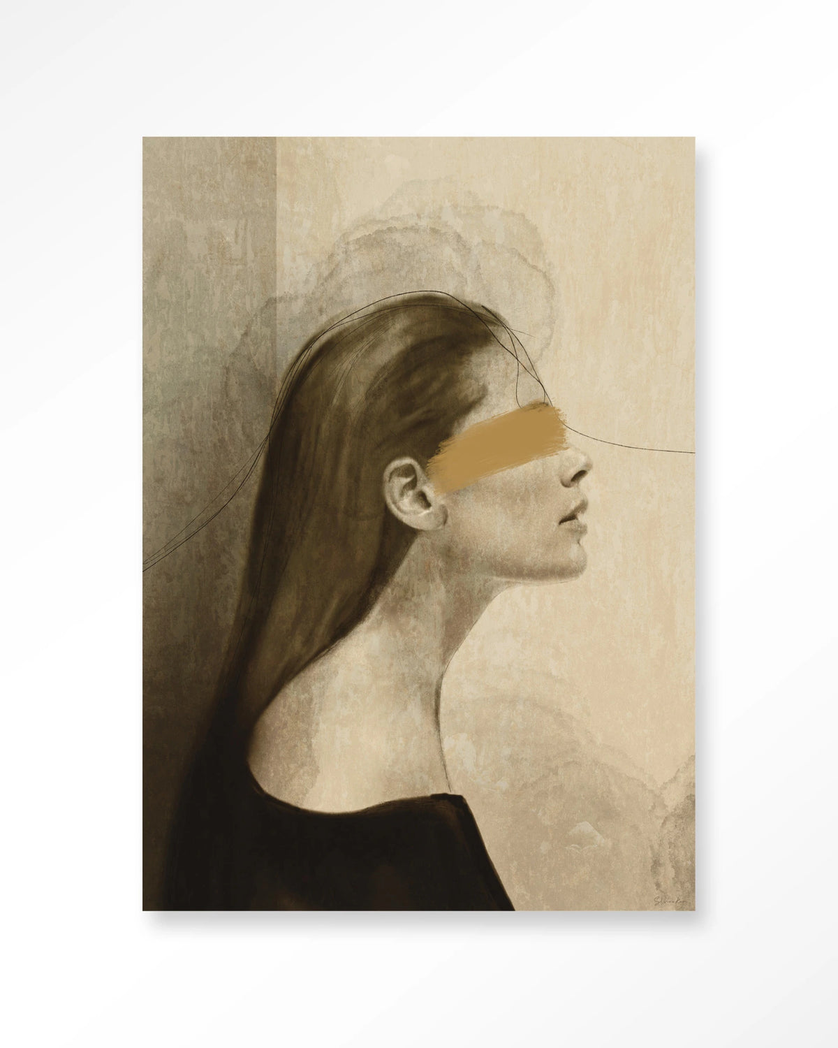 In Her Mind veggmynd 110x145