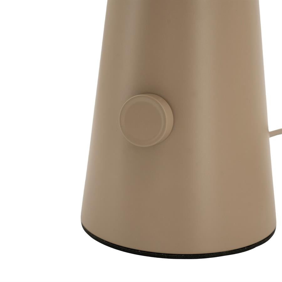Tier borðlampi taupe