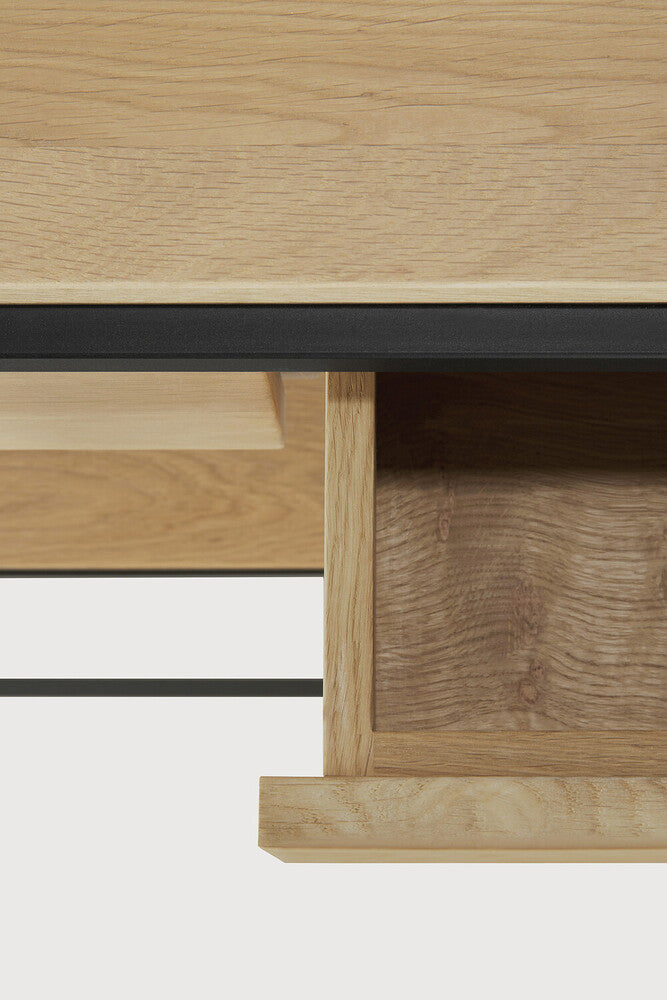 Monolit console borð oak