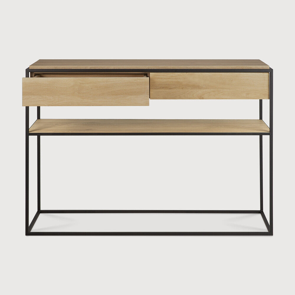 Monolit console borð oak