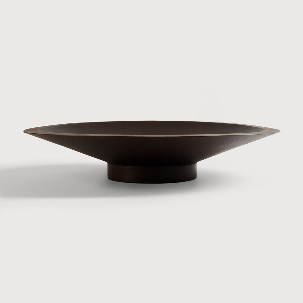 Satellite skál mahogany dark brown