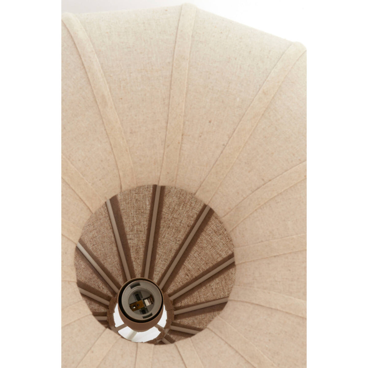 Zubeda loftljós natural Ø50x34 cm