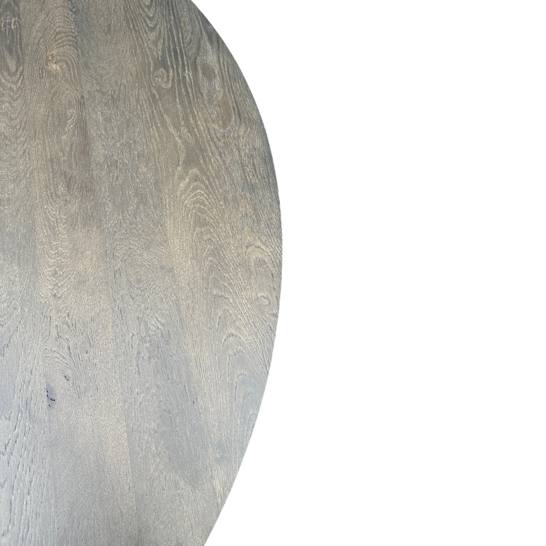 Borðstofuborð 130cm brúnt