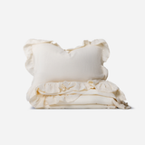 Rúmföt ruffles chai latte 140x200