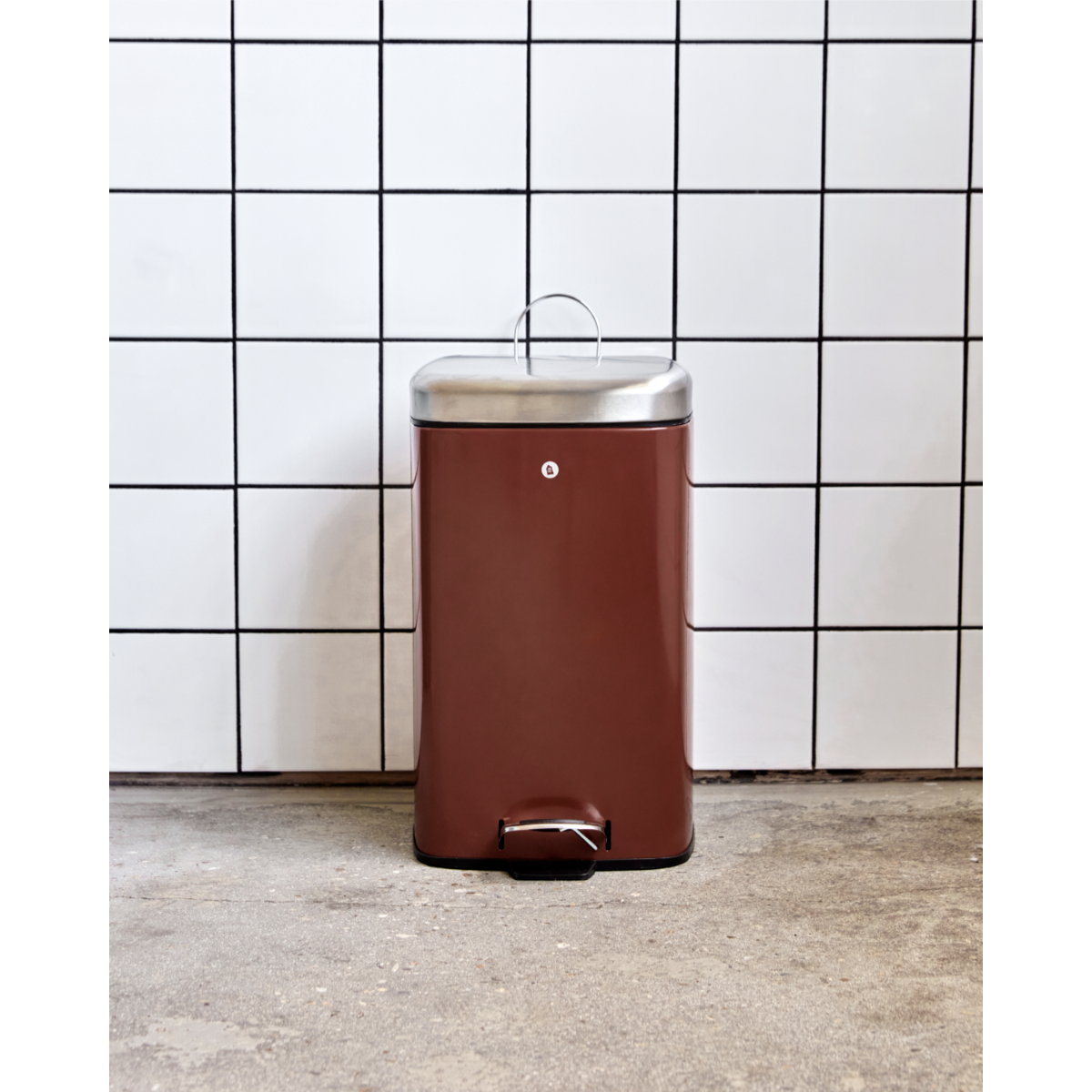 Sort ruslatunna terracotta 20L