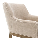 Whistler borðstofustóll m örmum natural linen