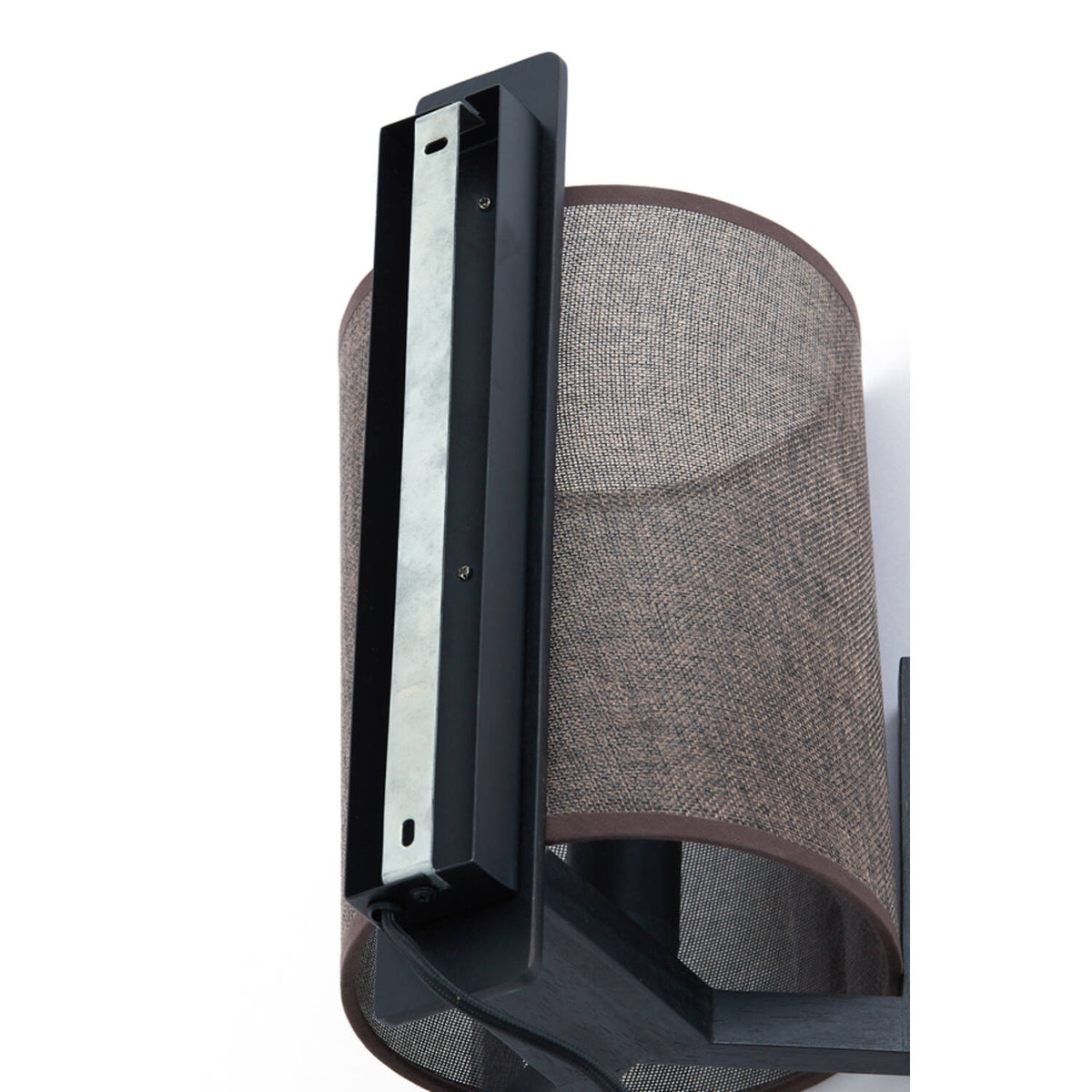 Litto vegglampi black/brown