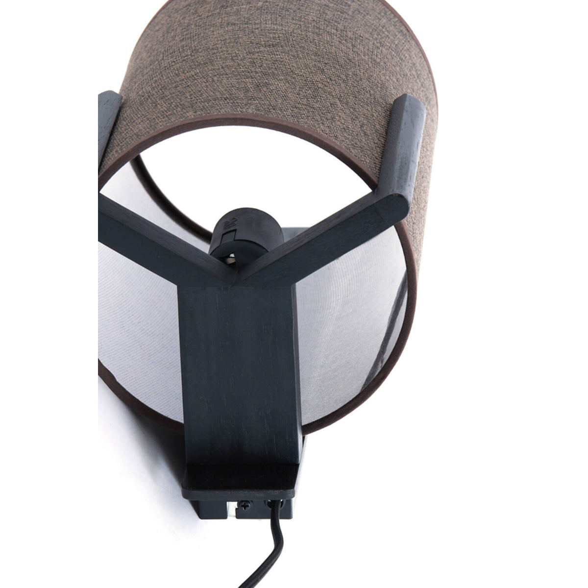 Litto vegglampi black/brown