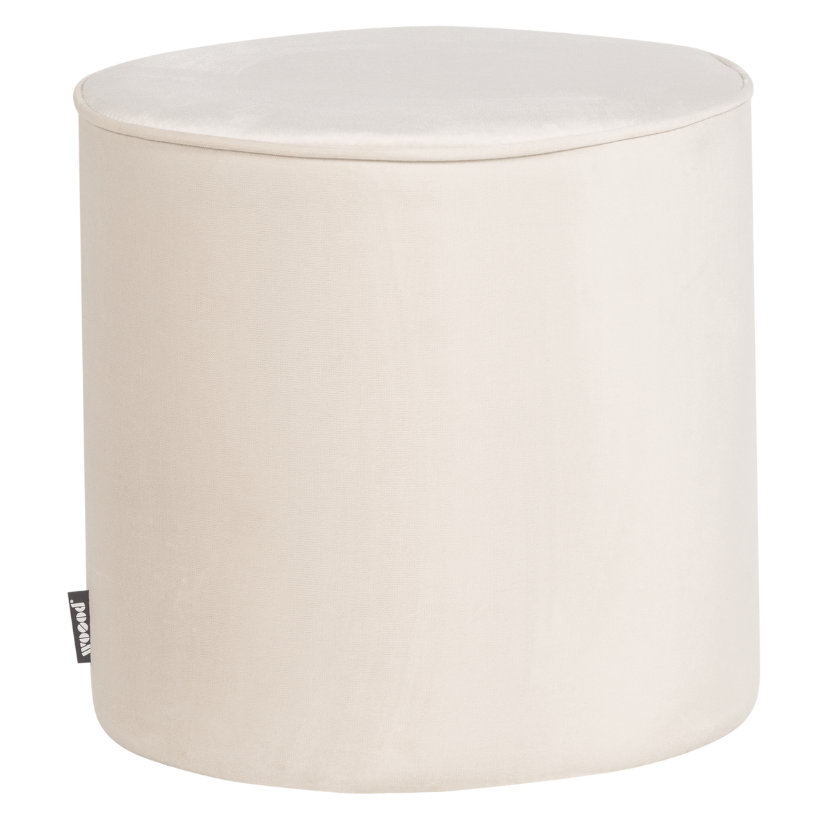 Sara skemill high velvet off white