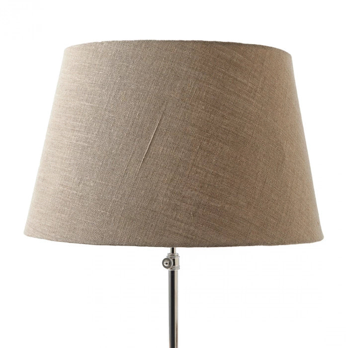 Linen lampaskermur natural Ø55
