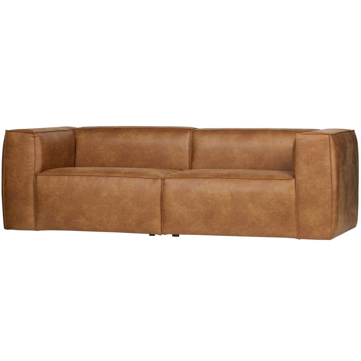 BEAN 3,5-SEATER SOFA COGNAC