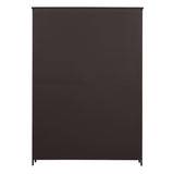 Exhibit 3dyra glerskápur dark brown