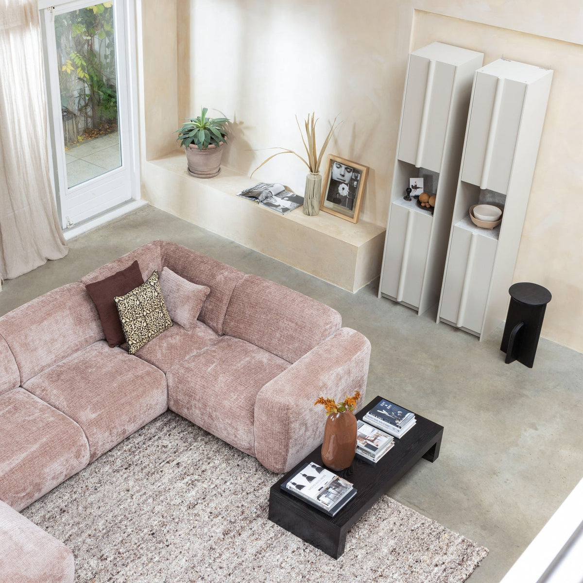 Efia motta 170x240cm brown melange