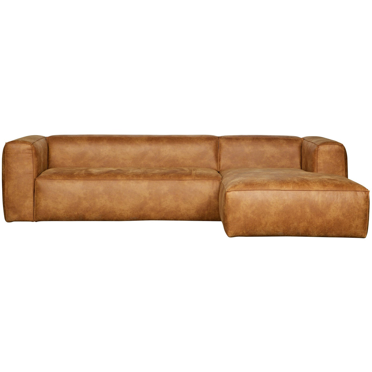 BEAN CORNER SOFA RIGHT COGNAC