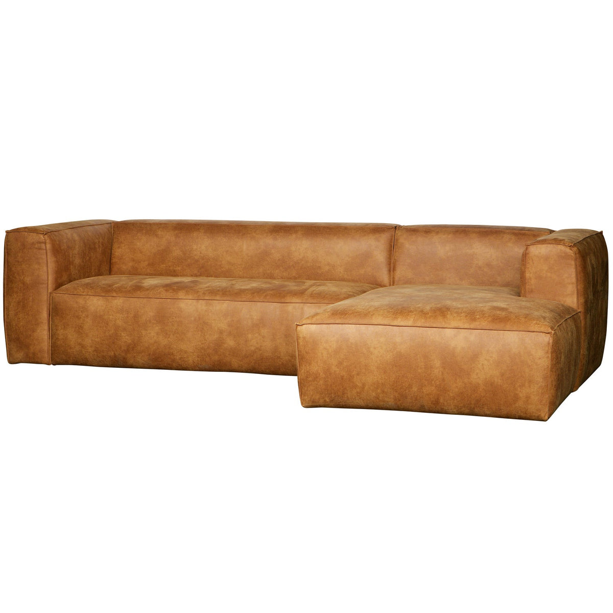 BEAN CORNER SOFA RIGHT COGNAC