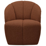 Mojo hægindastóll bouclé rust brown melange