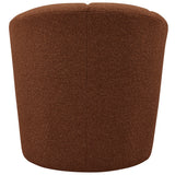 Mojo hægindastóll bouclé rust brown melange