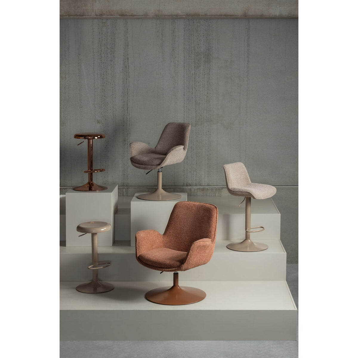 Isaac barstóll metal sand