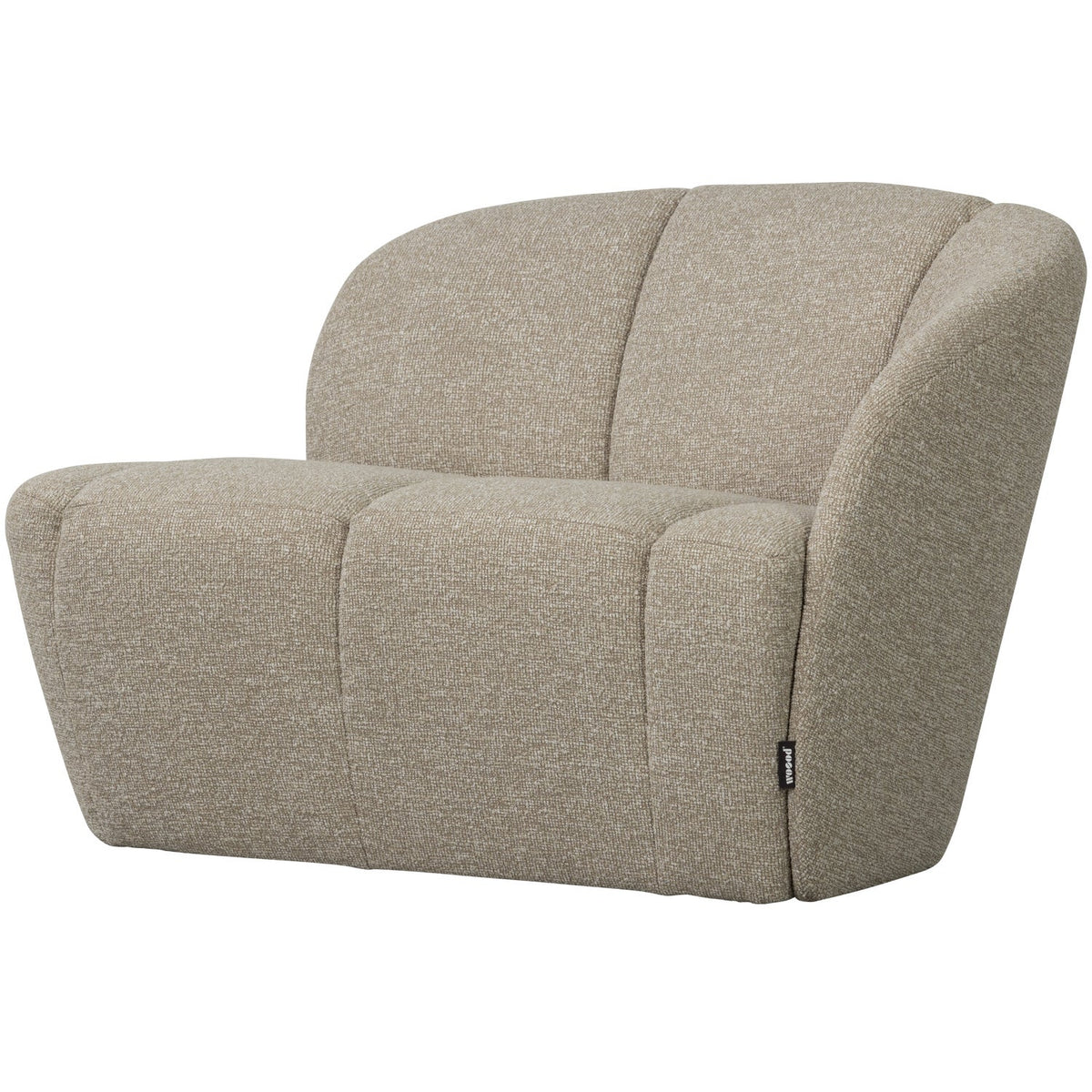 Mojo sófi hægri bouclé beige melange