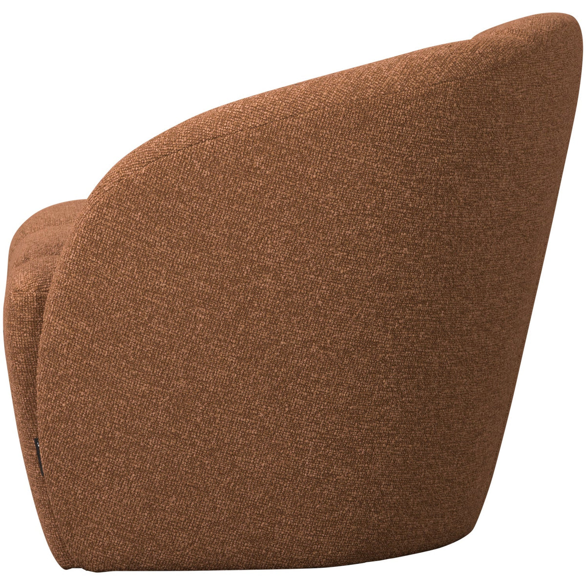 Mojo sófi hægri bouclé rust brown melange