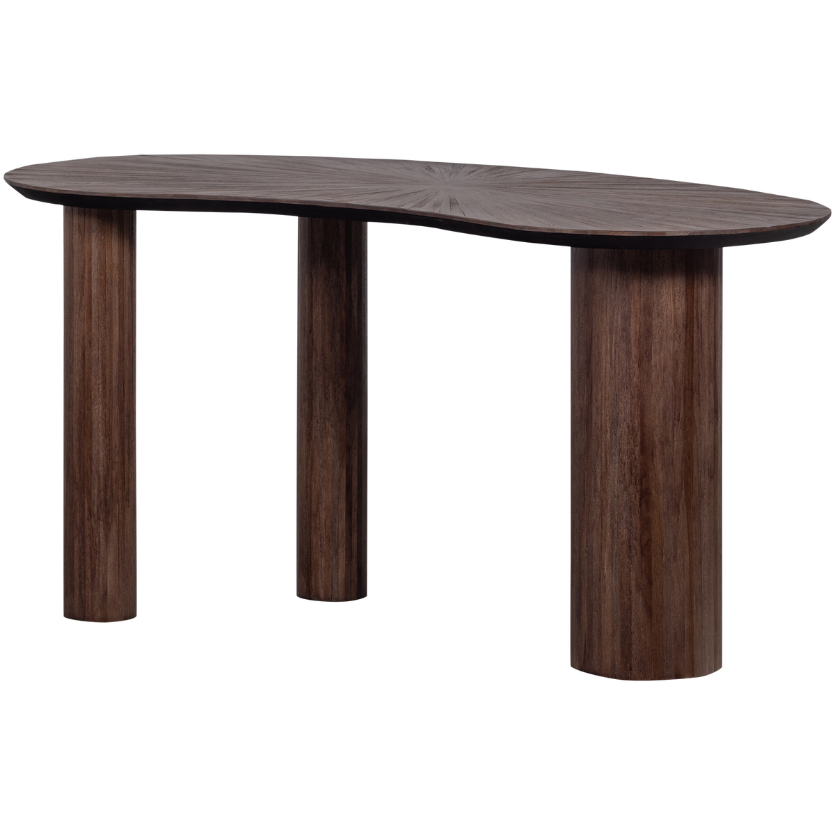 Sun skrifborð teak brown