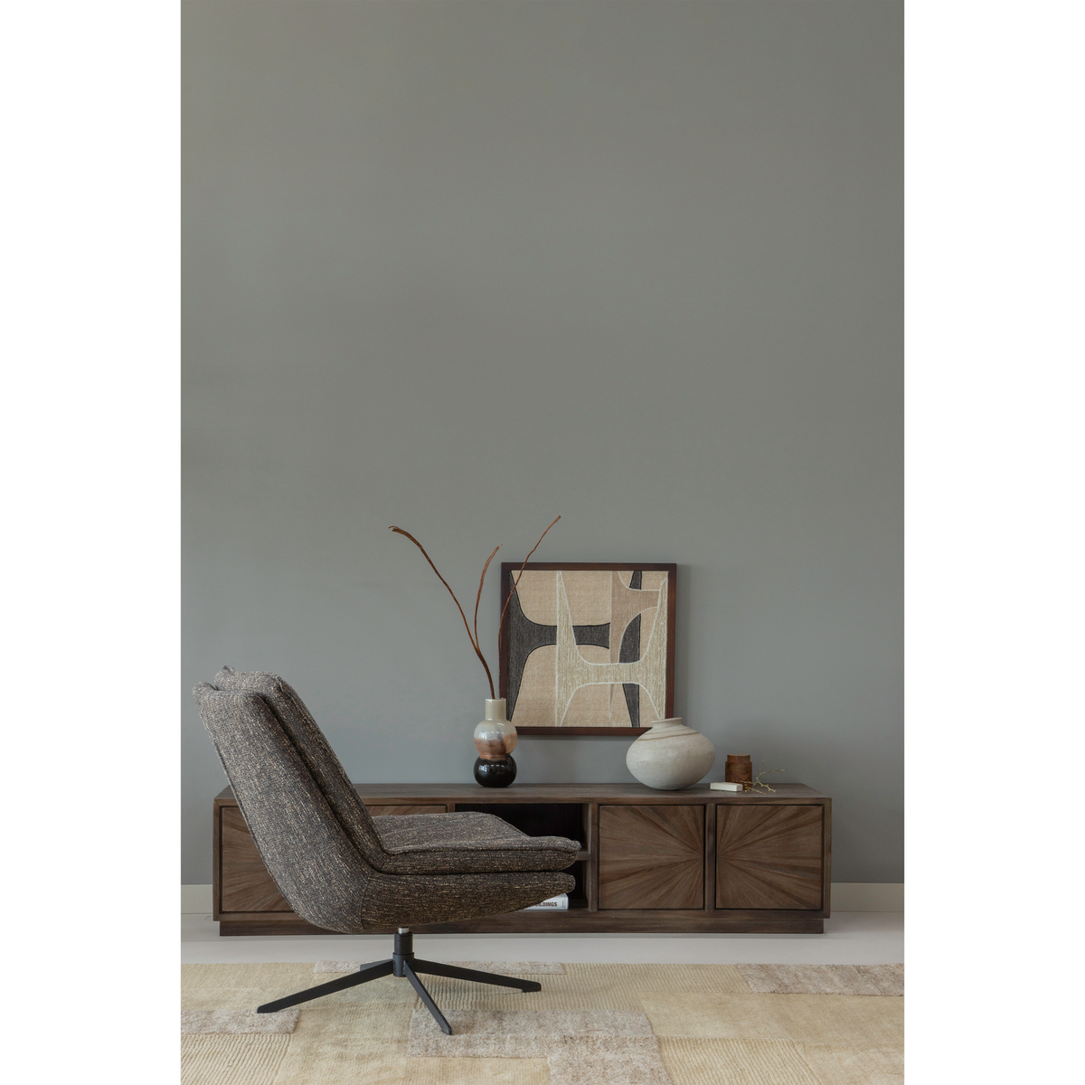 Sun TV skenkur 200cm teak