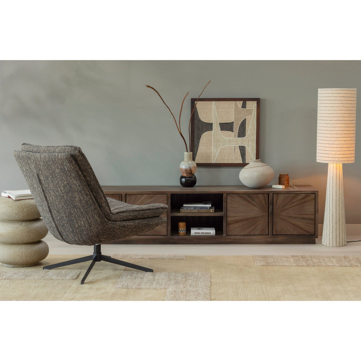 Laurel hliðarborð beige