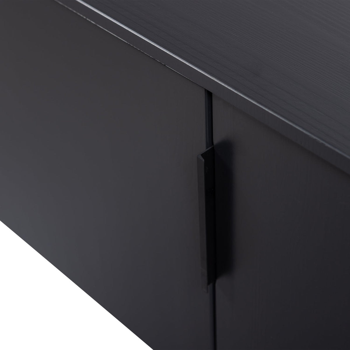 Gunnar sjónvarpsskenkur 200cm black