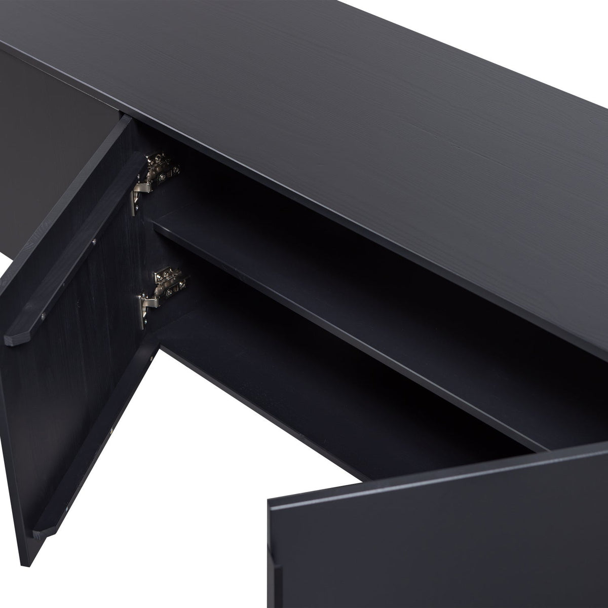 Gunnar sjónvarpsskenkur 200cm black