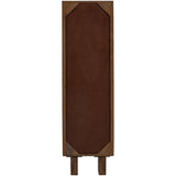 Kella glerskápur wood brown sýningareintak
