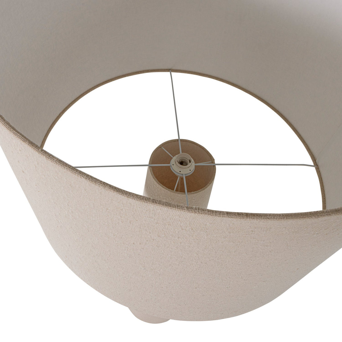 Loft gólflampi xxl bouclé natural