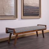 Valo bekkur stripe bl/wh