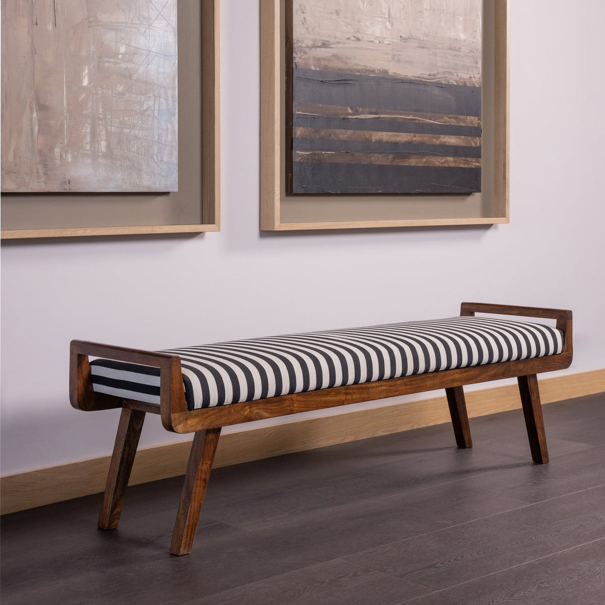 Valo bekkur stripe bl/wh