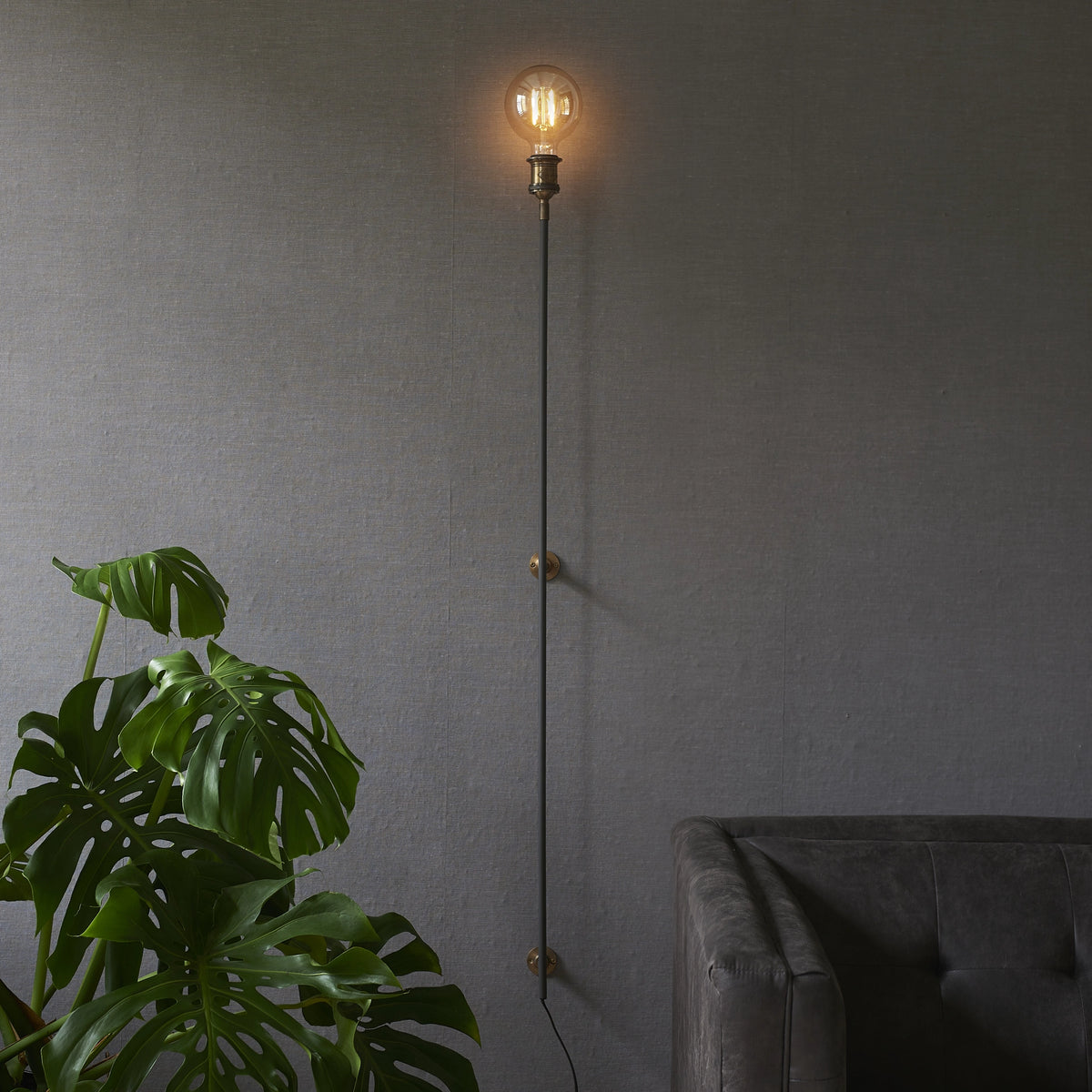 Hoxton vegglampi black