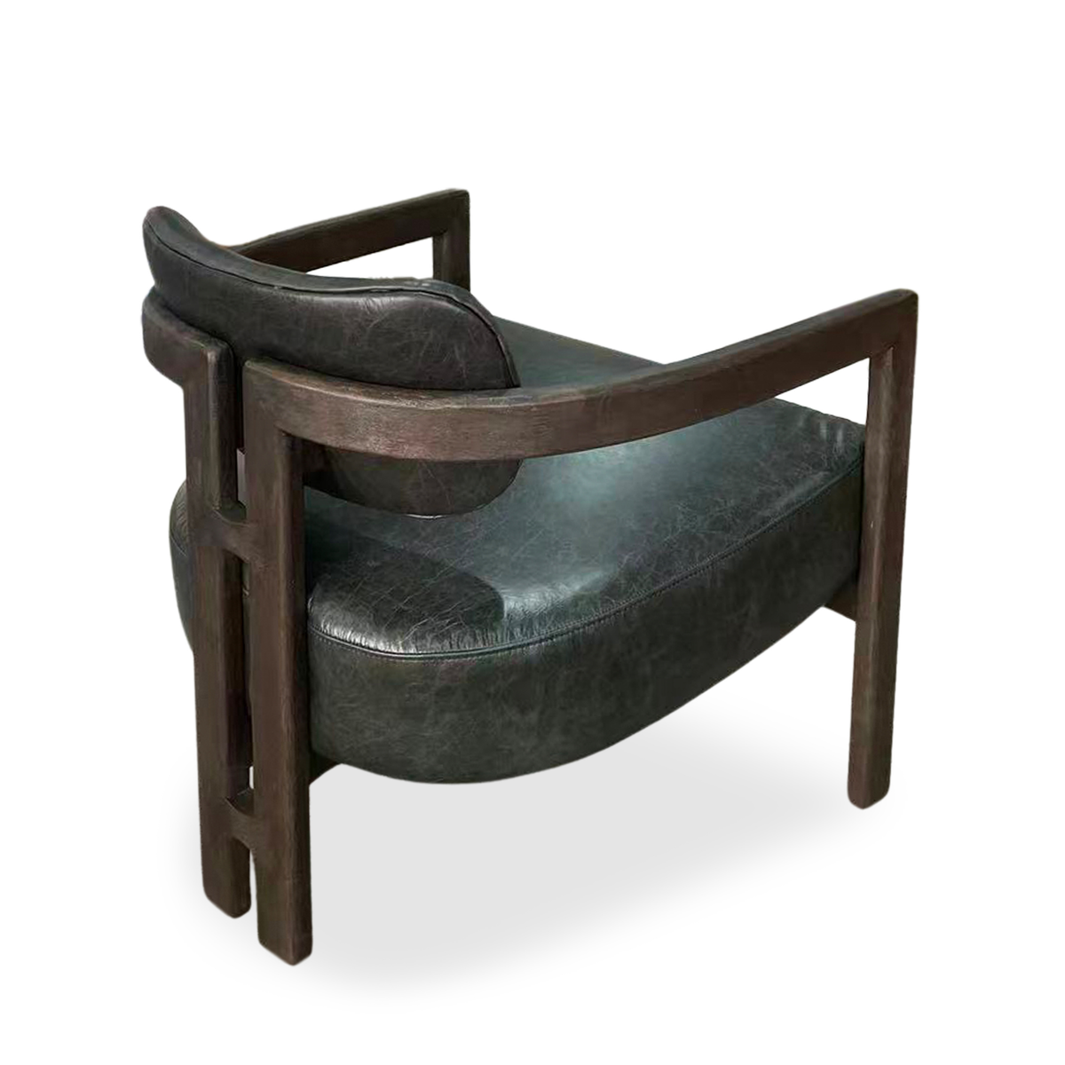 Luisa hægindastóll leður black