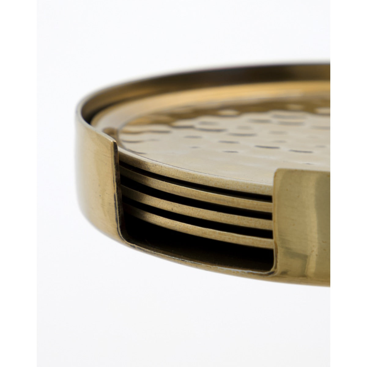 HAMMER - Glasamottur, gyllt 4stk