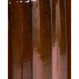 Groove brúnn blómapottur 32cm