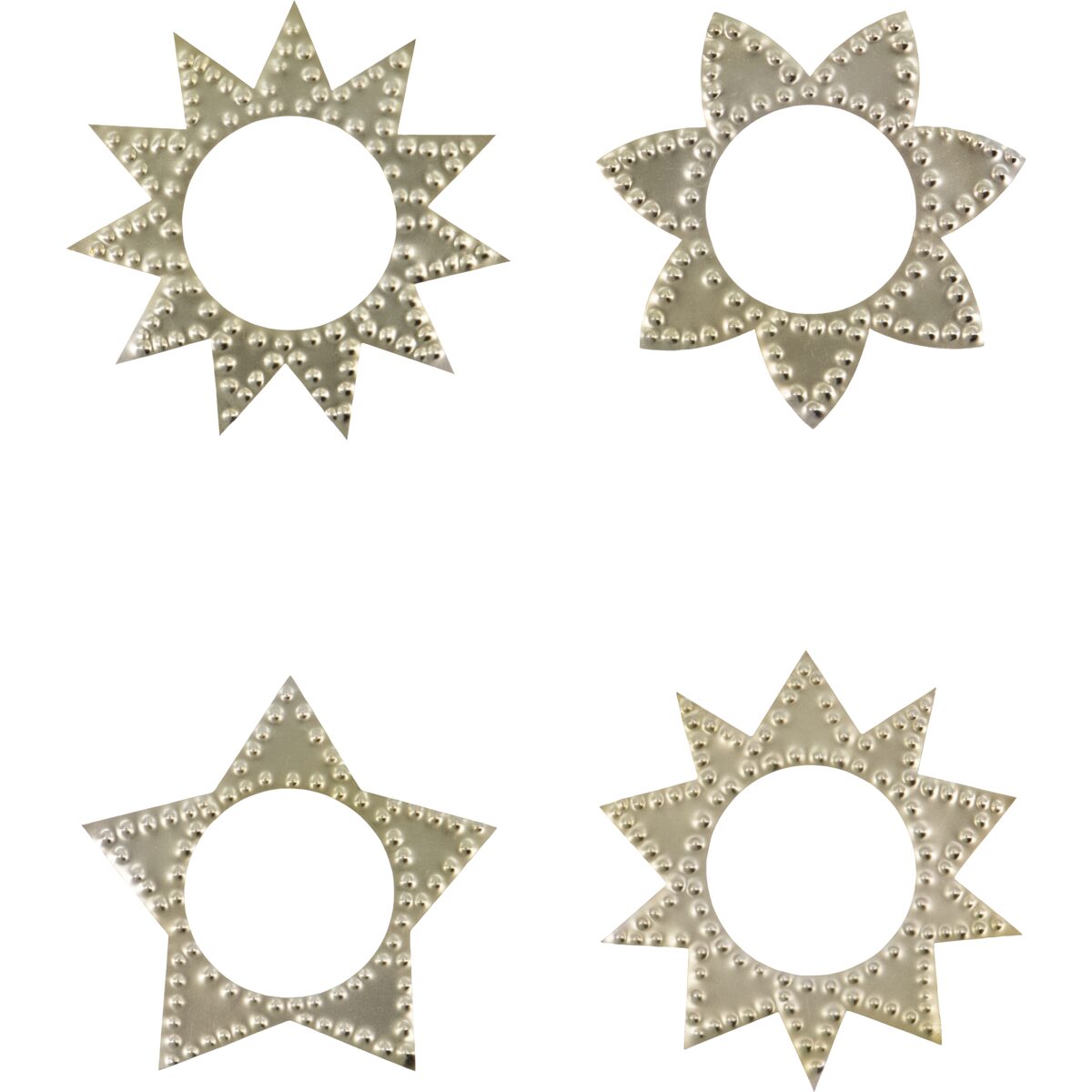 Servíettuhringir antique champagne