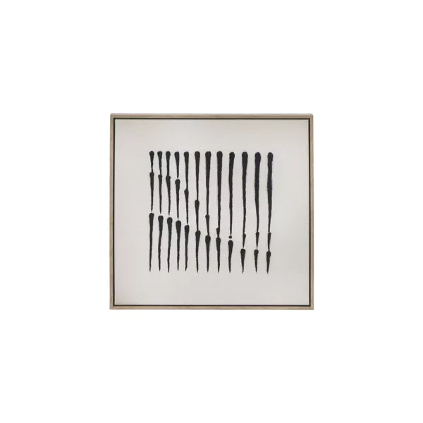 BERGAMO - canvas with frame - linen / md